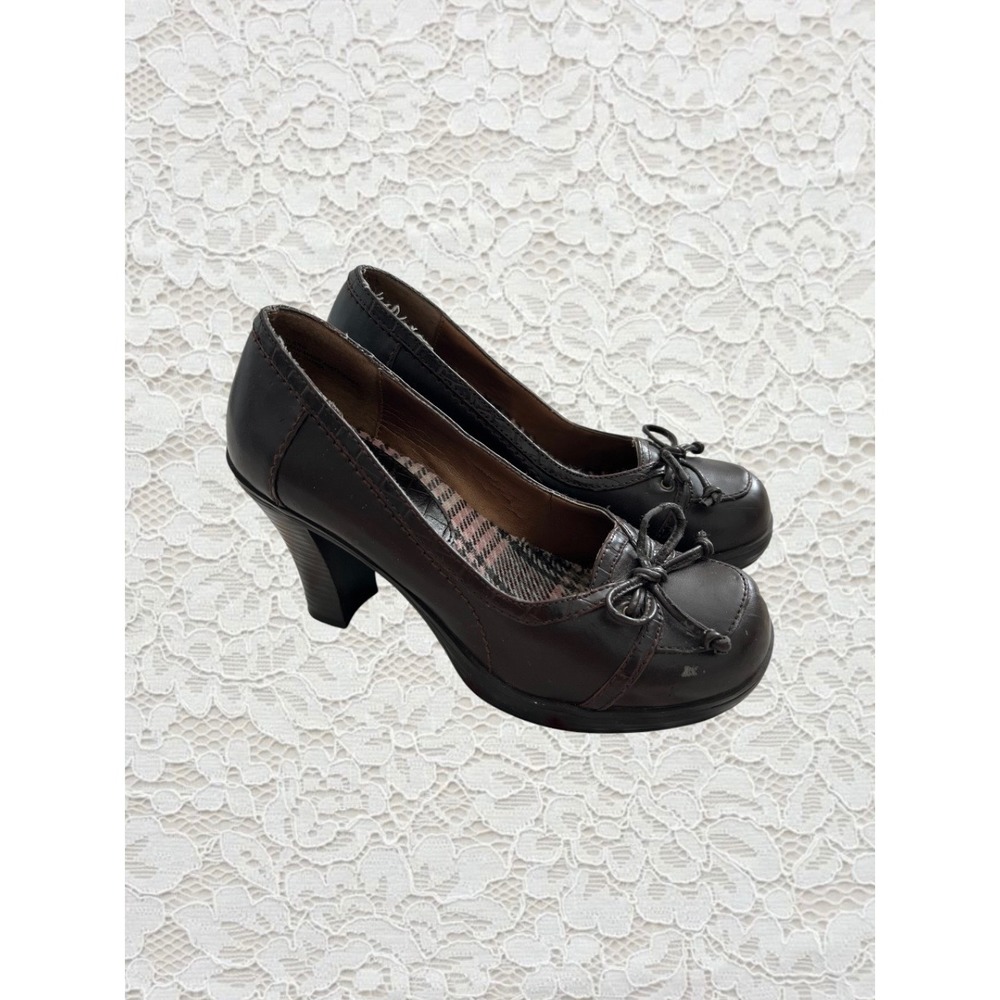 vintage y2k mudd brown mary jane heels